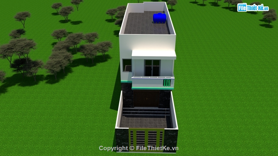 Sketchup nhà phố,Sketchup nội thất,Mẫu nhà phố,Model Sketchup nhà phố,File sketchup nhà phố